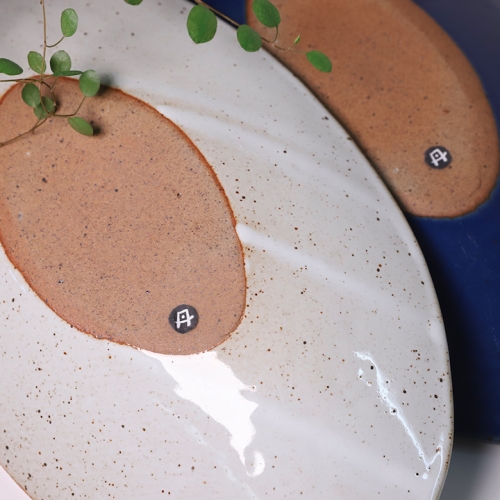 해나온 소화 타원접시/브런치그릇 (3color)